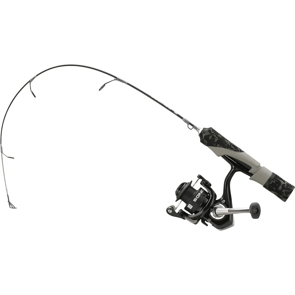 13 Fishing SoniCor Stealth Ice Fishing Spinning Rod and Reel Combo - Image 3
