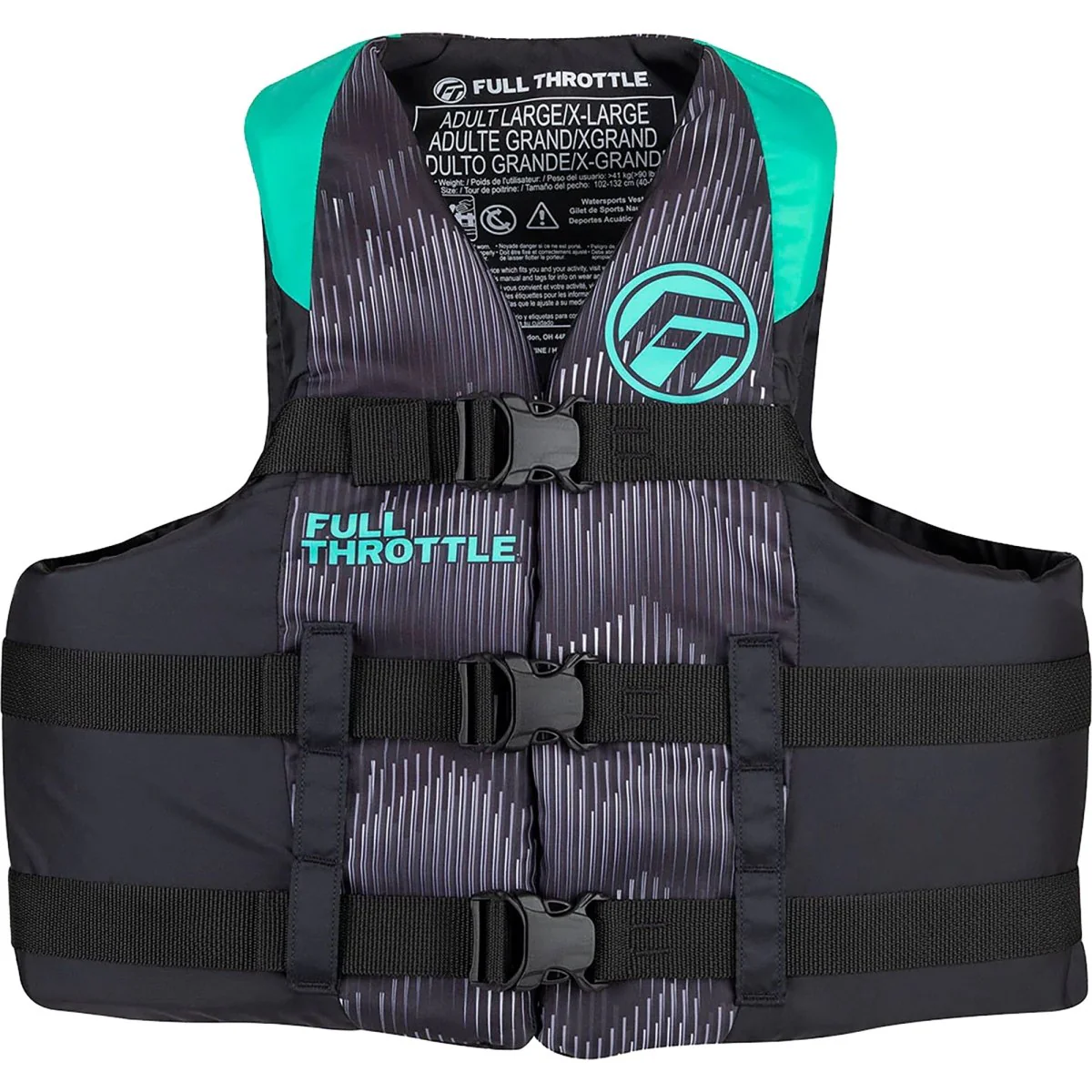 Full Throttle Nylon Life Jacket - Image 6