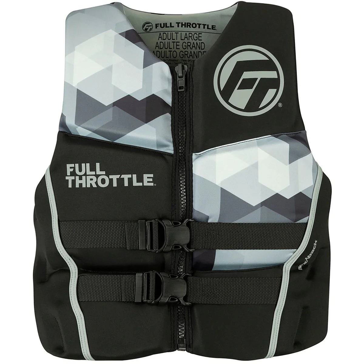 Full Throttle Rapid Dry FlexBack Life Jacket - Image 10