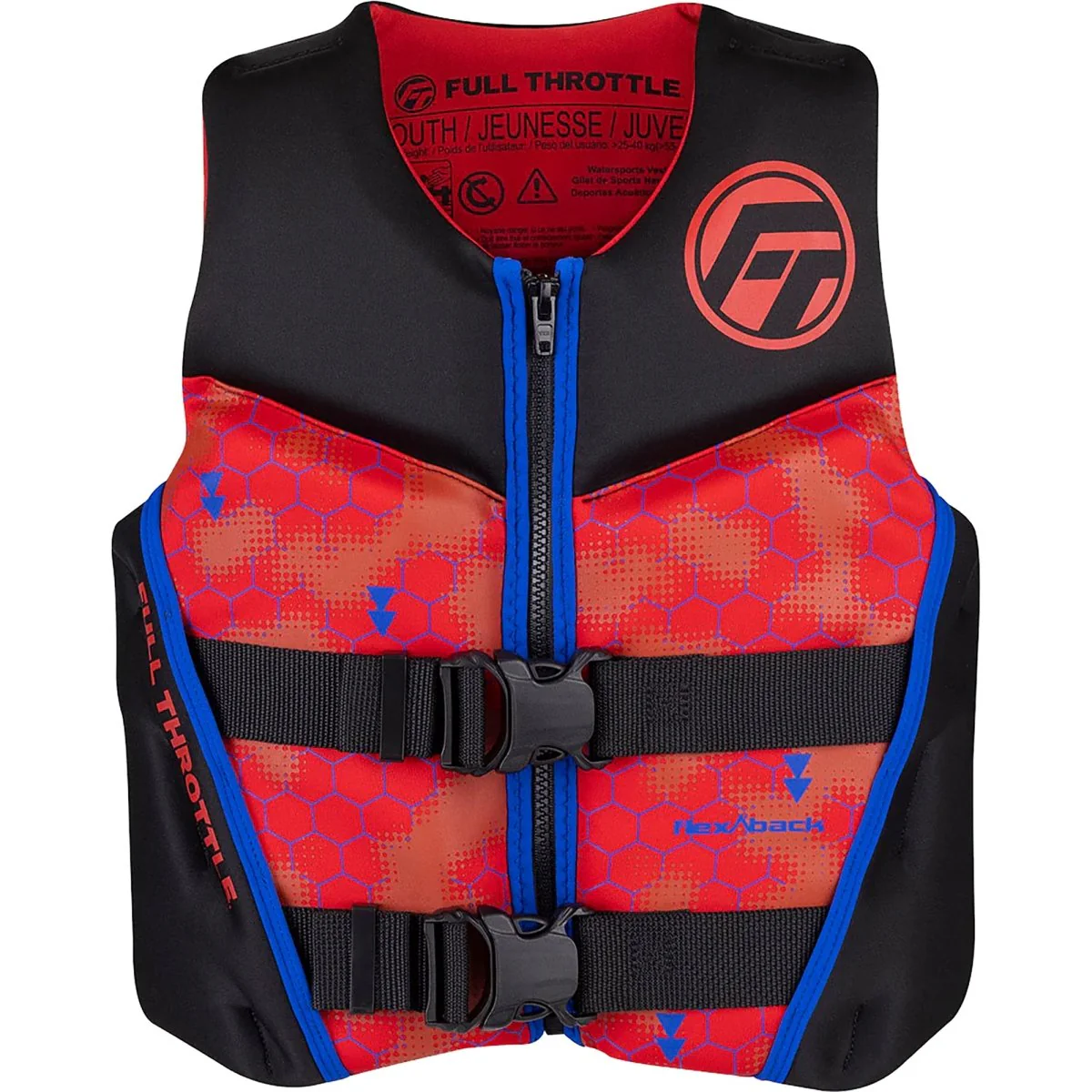 Full Throttle Rapid Dry FlexBack Life Jacket - Image 4