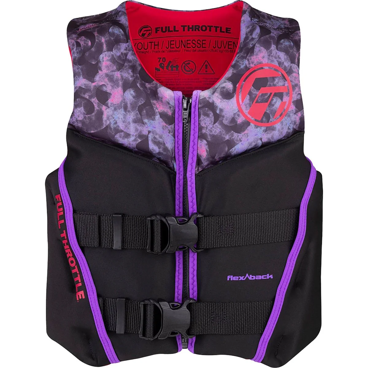 Full Throttle Rapid Dry FlexBack Life Jacket - Image 7