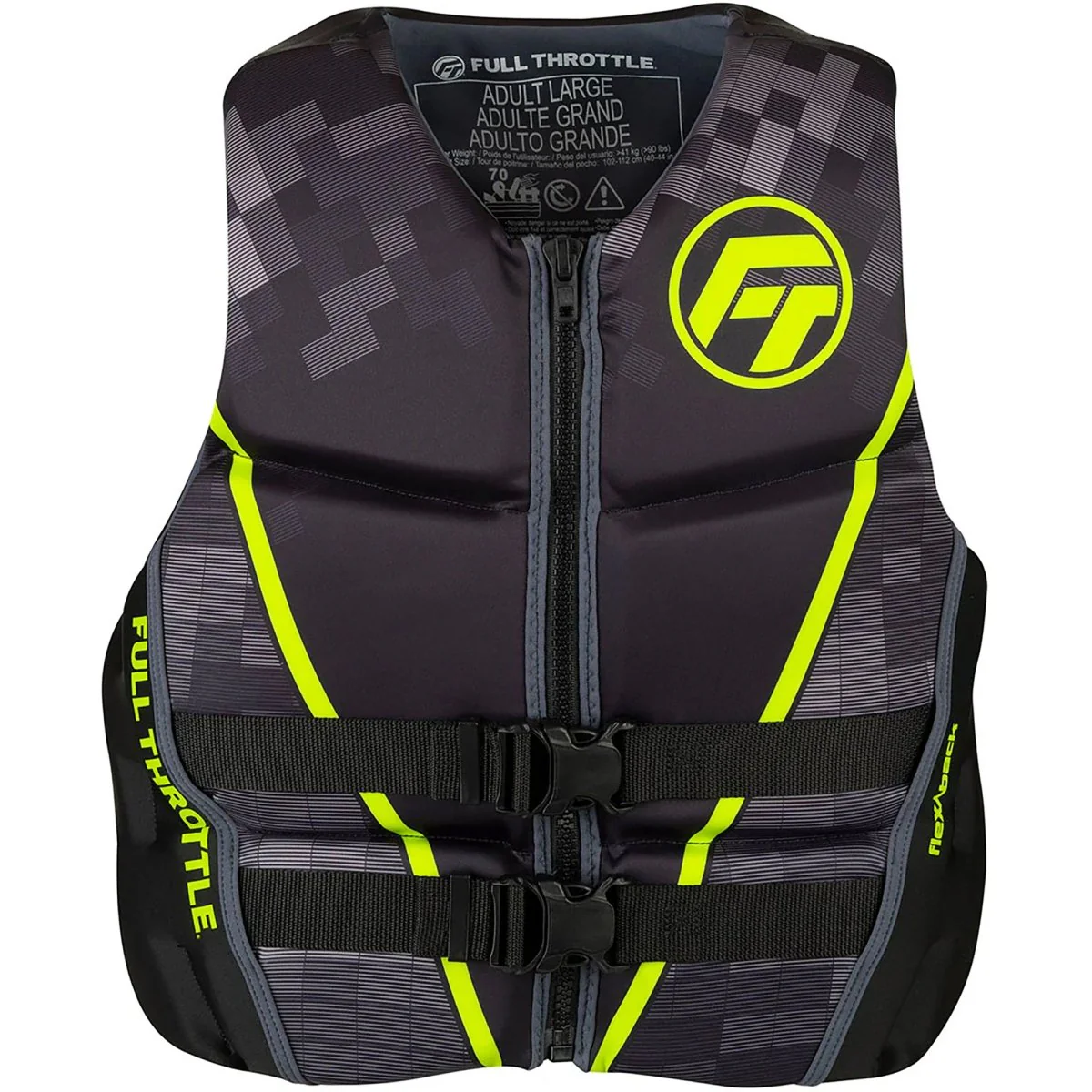 Full Throttle Rapid Dry FlexBack Life Jacket - Image 8
