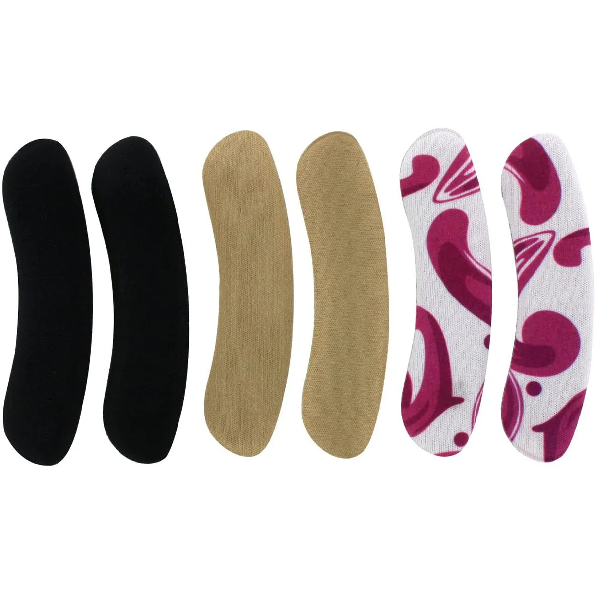 Airplus Women's Fashion Print Pain Relief Comfort Heel Liners - 3-Pairs - Image 3
