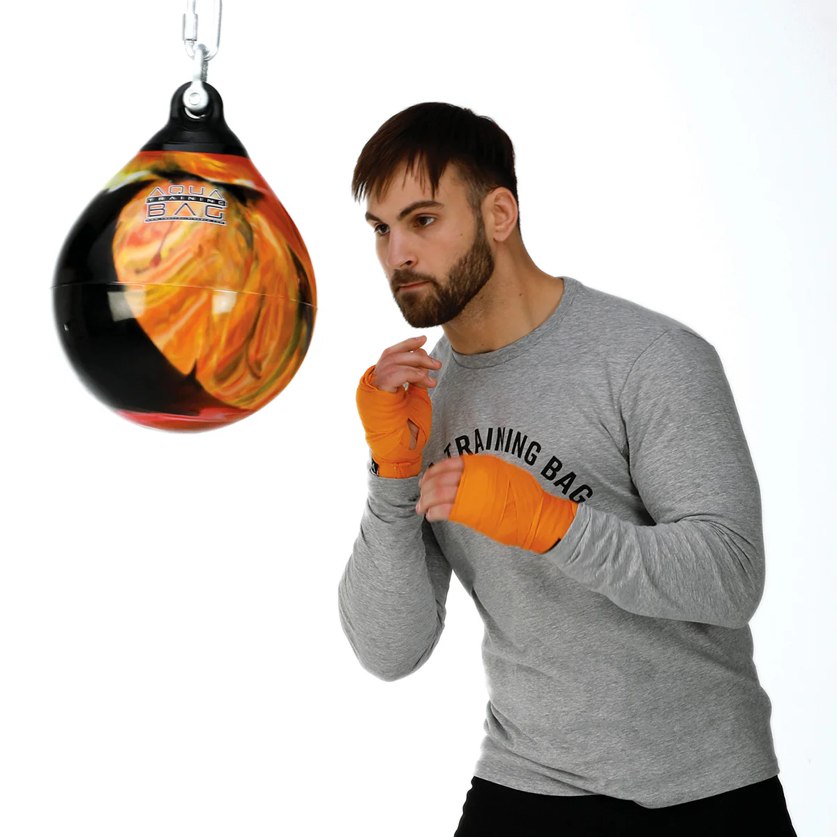Aqua Training Bag 12" Head Hunter 35 lb. Hybrid Slip Ball/Punching Bag - Image 3