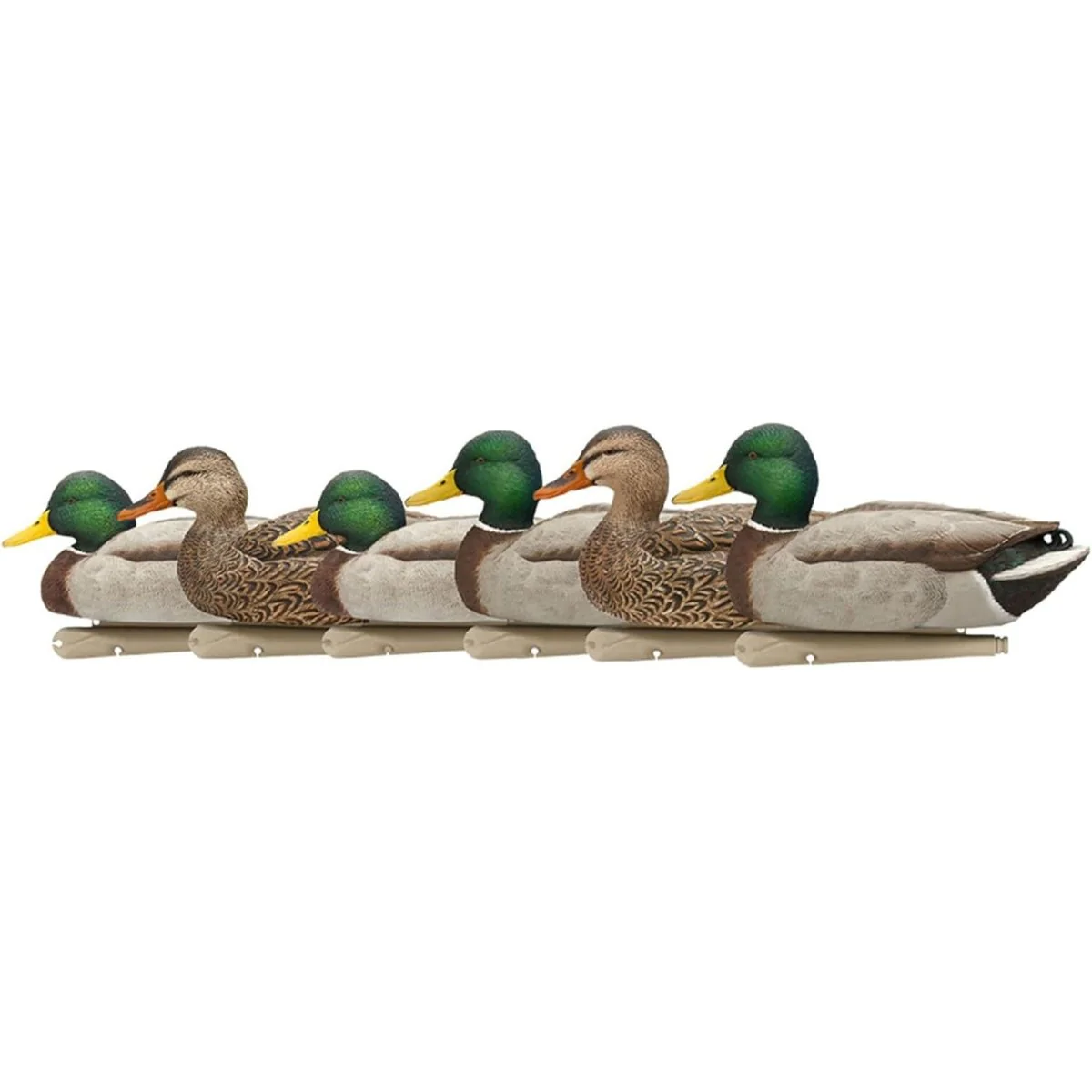 Avian X Topflight Mallards Open Water, Pack of 6 Floating Decoys