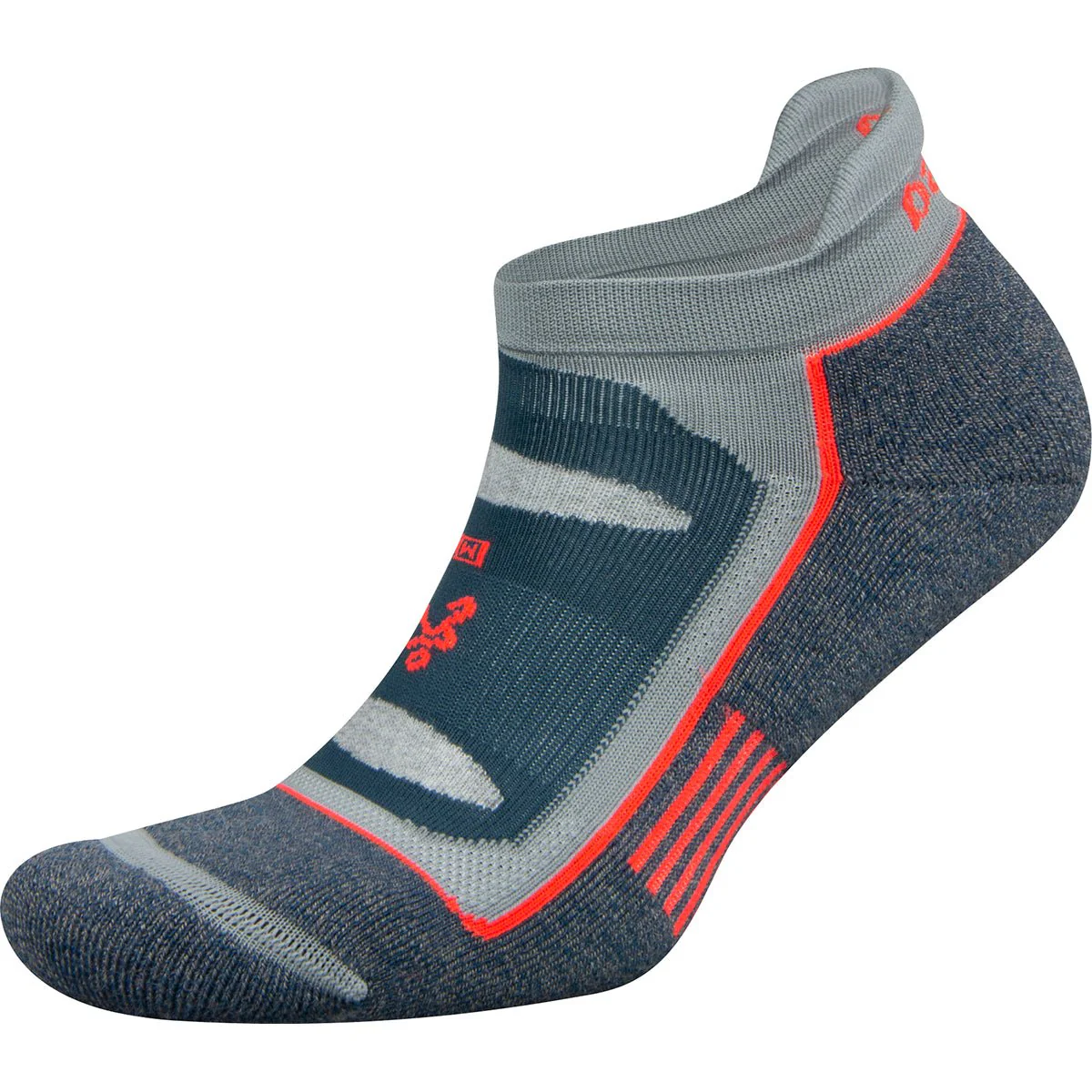 Balega Blister Resist No Show Running Socks - Legion Blue/Gray