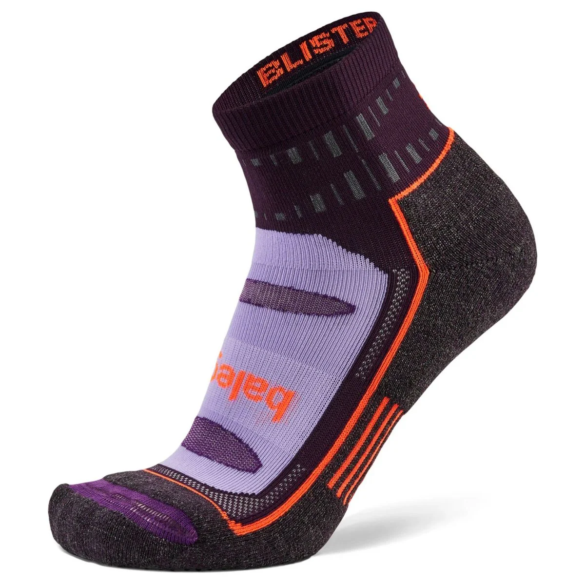 Balega Blister Resistant Quarter Length Socks, Midnight Plum