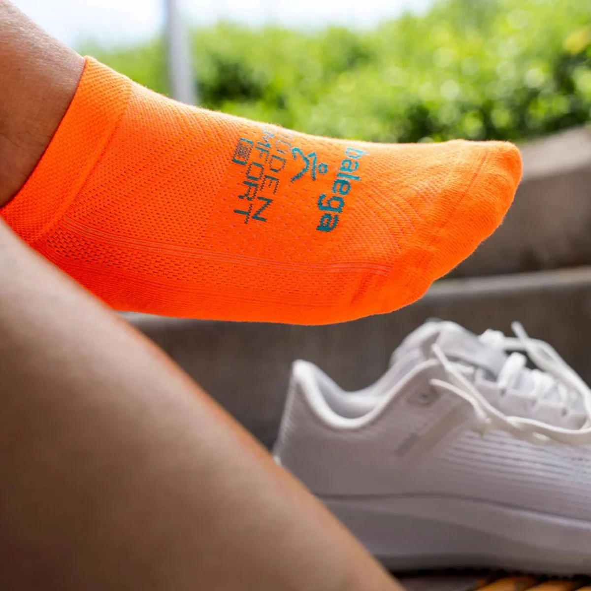 Balega Hidden Comfort No Show Running Socks, Lavender/Skipper Blue - Image 3