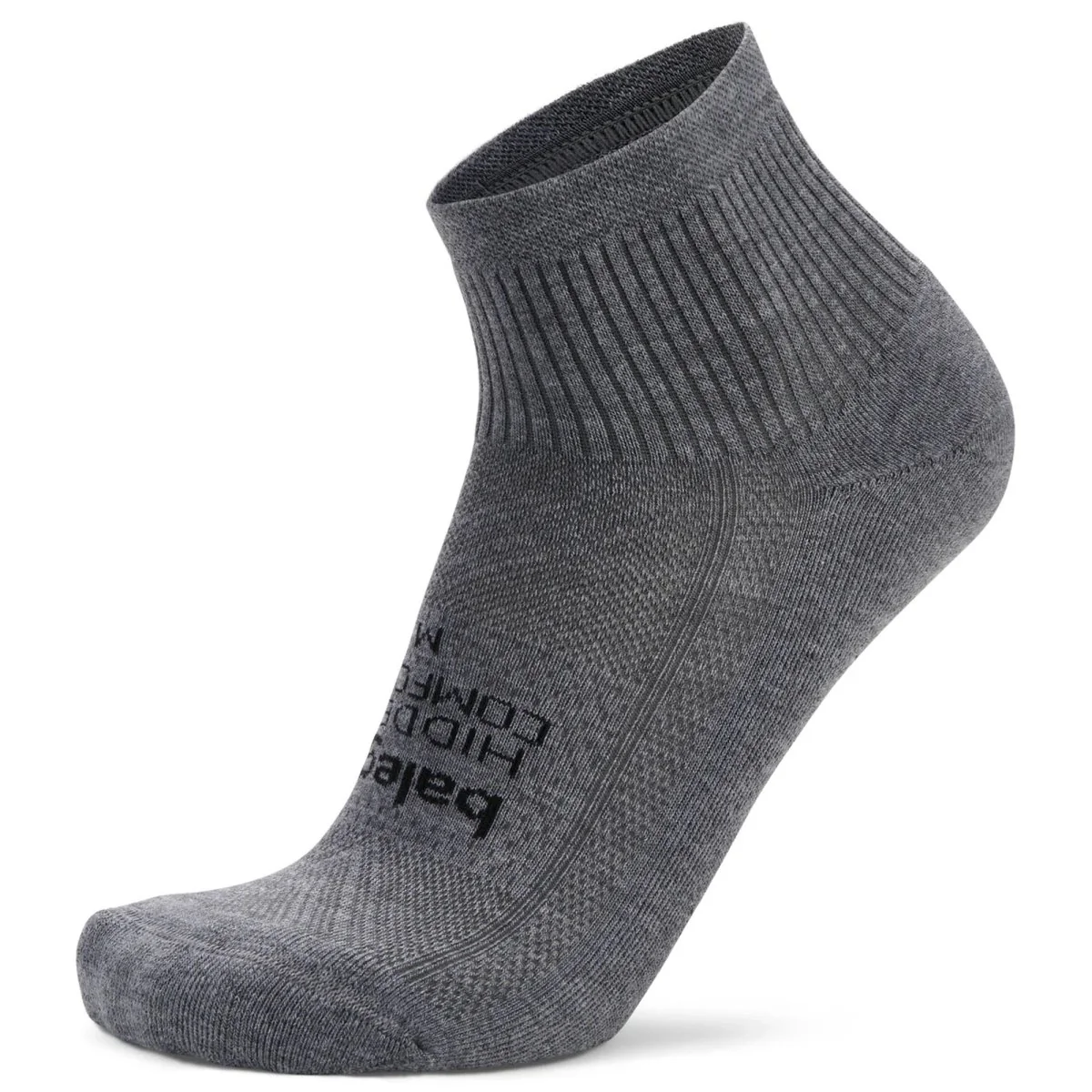 Balega Hidden Comfort Quarter, Charcoal
