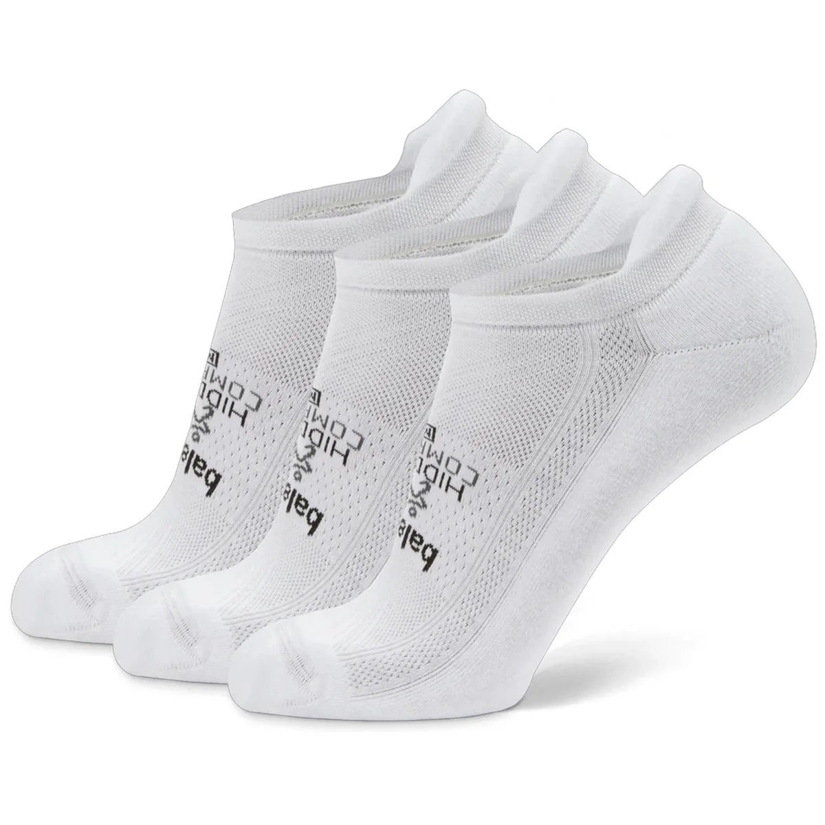 Balega Hidden Comfort, White, Medium, 3 Pack