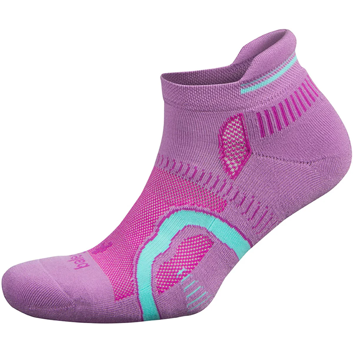 Balega Hidden Contour No Show Running Socks - Bright Lilac/Pink