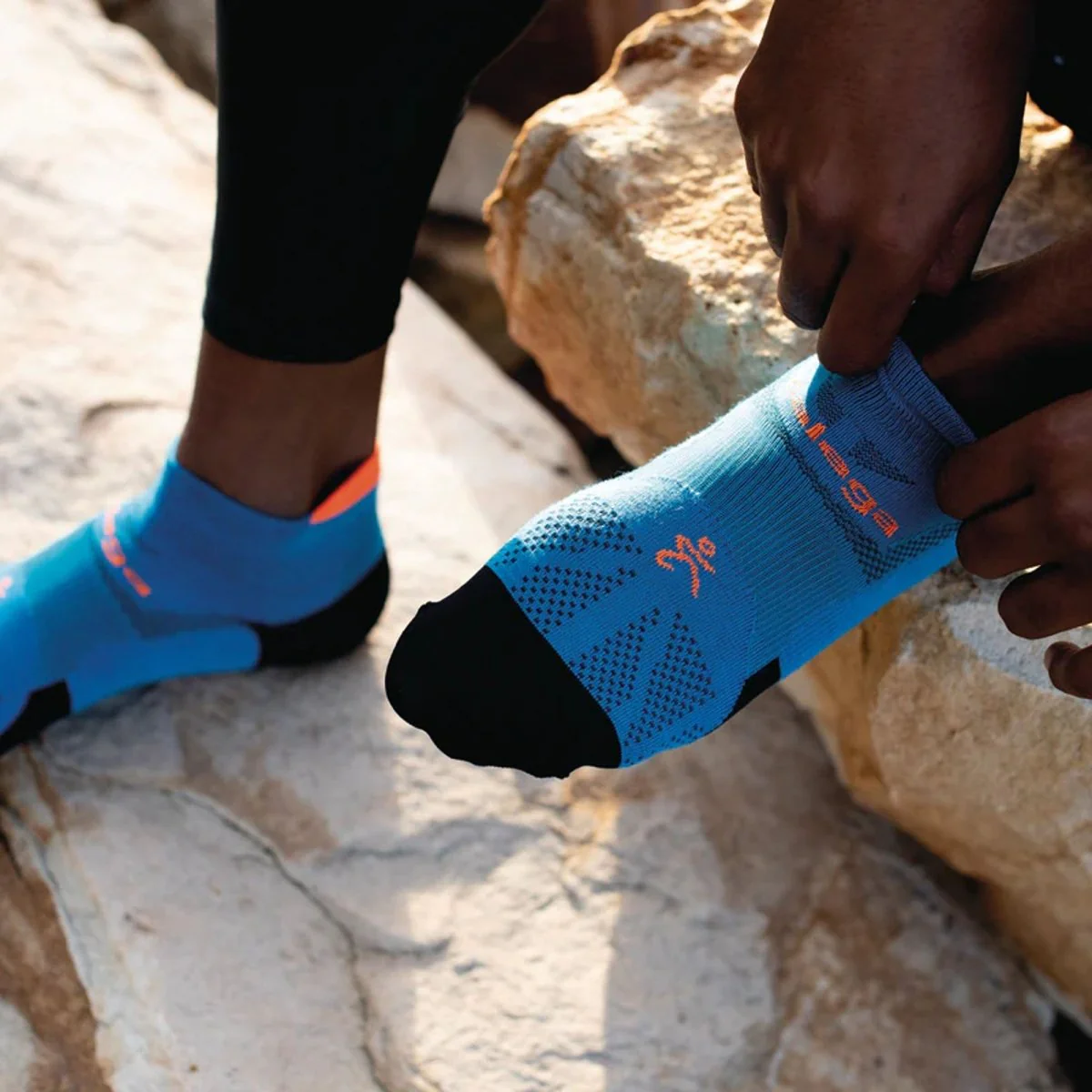 Balega Hidden Dry No Show Running Socks, Black - Image 2