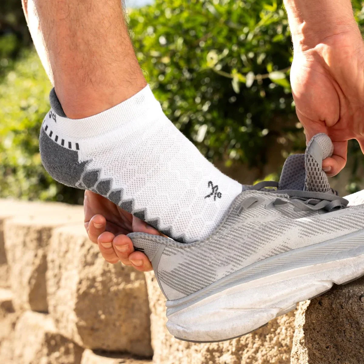 Balega Silver No Show Running Socks, Mellow Lime - Image 3