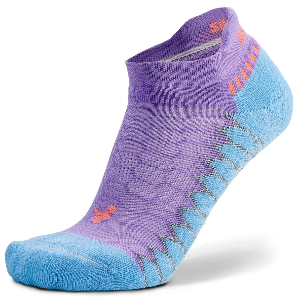 Balega Silver No Show Socks, Lavender