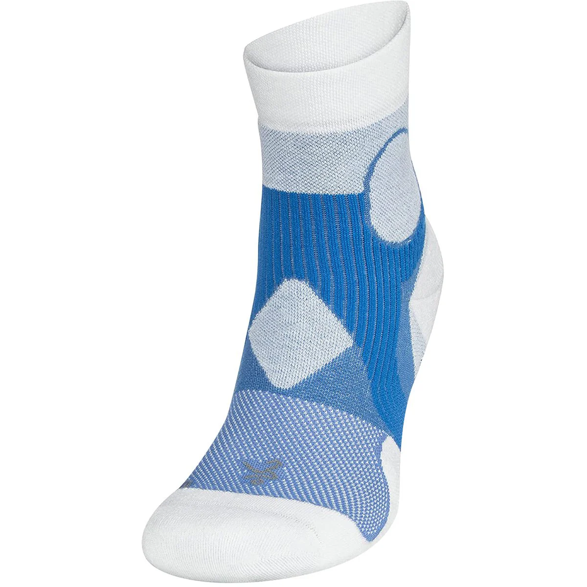 Balega Support Quarter Length Running Socks - Palace Blue/White - Image 2