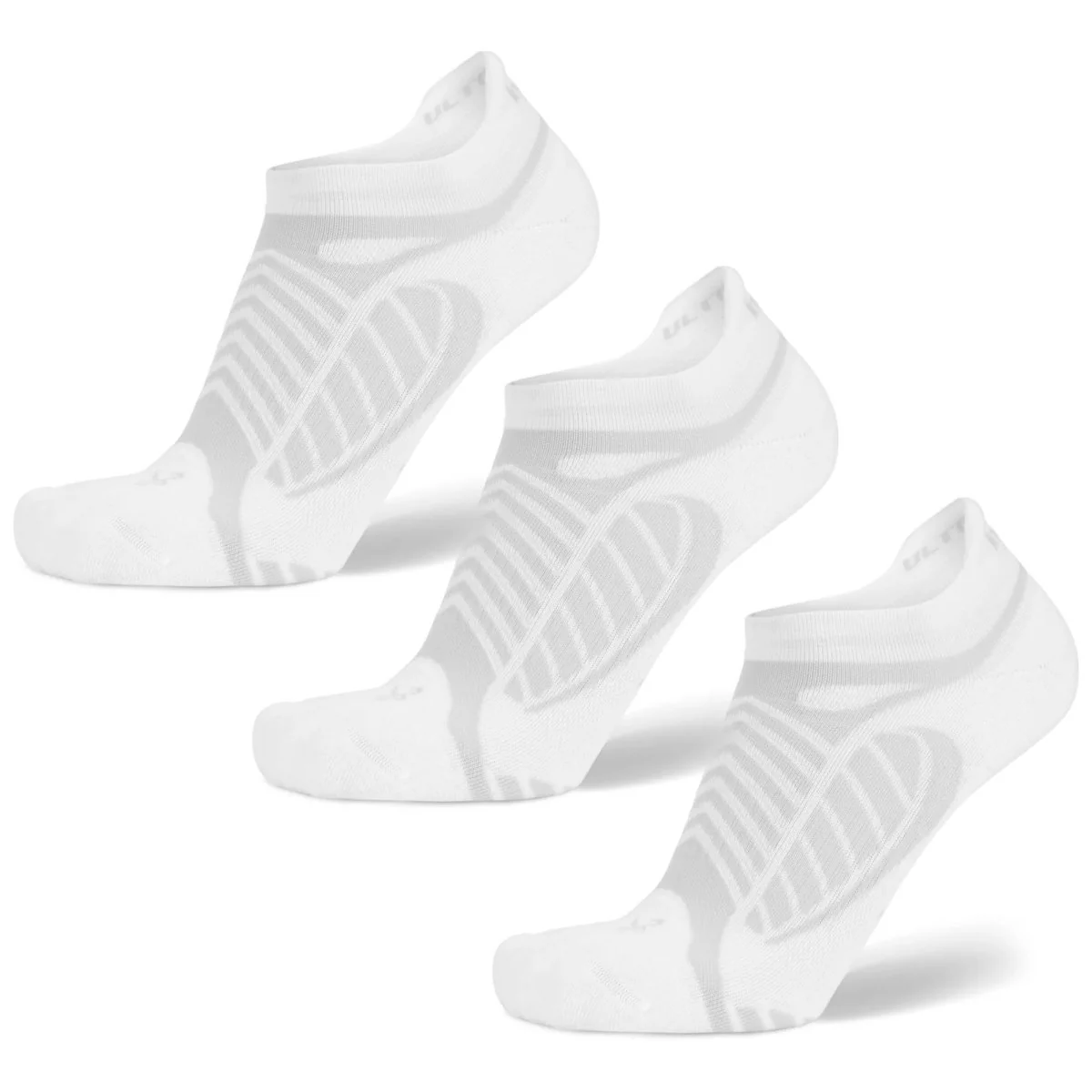 Balega Ultraglide No Show Socks, White, 3 Pack