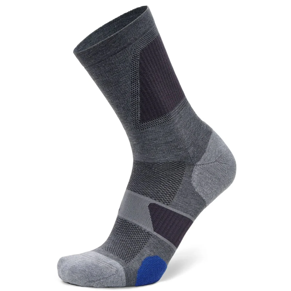 Balega UltraGlide with Lycra Dry Mini Crew, Grey Heather