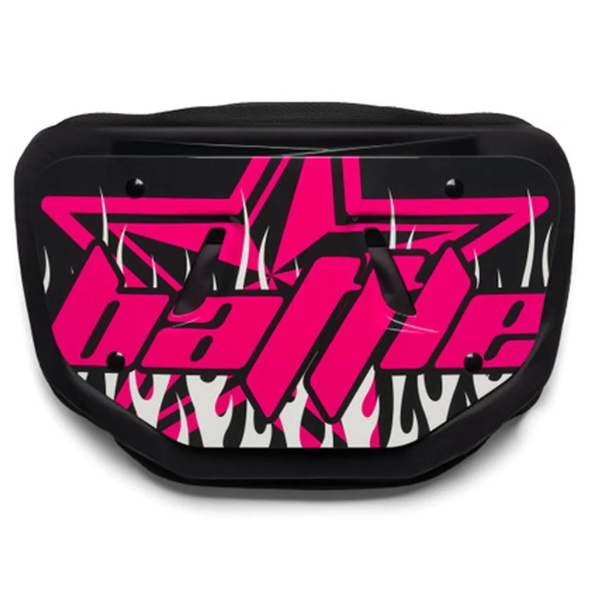 Battle Sports Adult Backplate " Astro " - Black/Pink