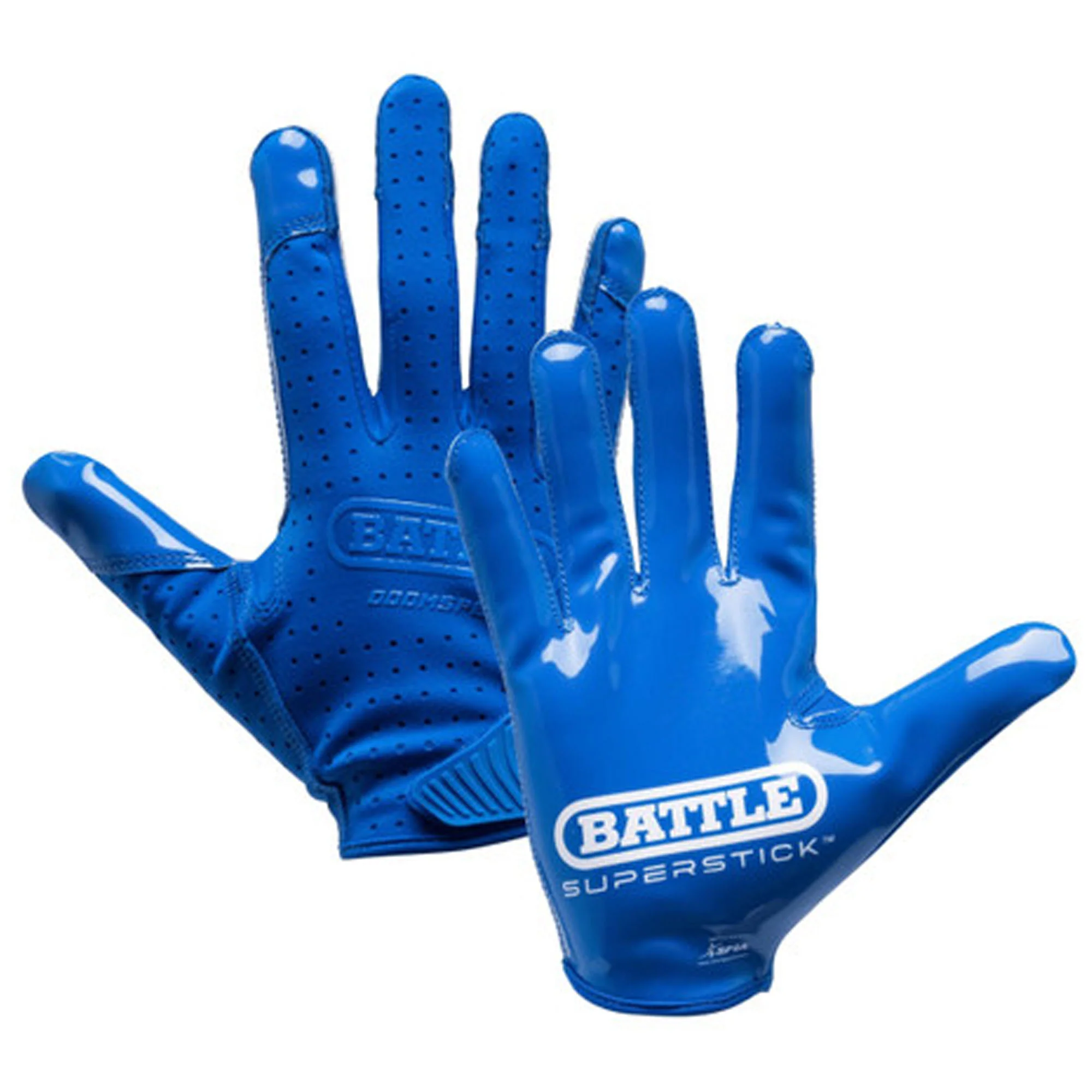 Battle Sports Adult Doom Speed Receiver Football Glove - Royal