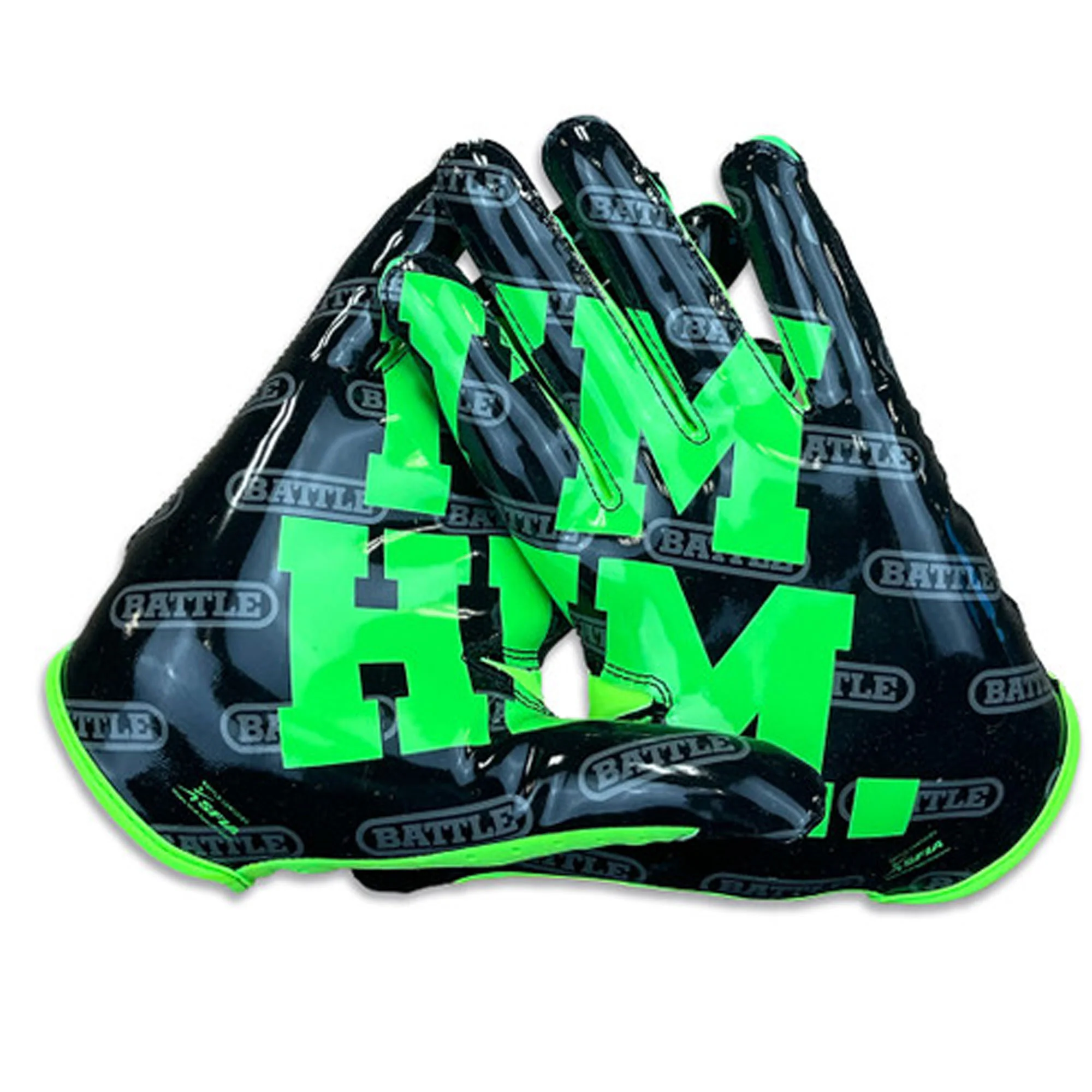 Battle Sports Adult "I'M HIM" Doom Speed Receiver Football Gloves