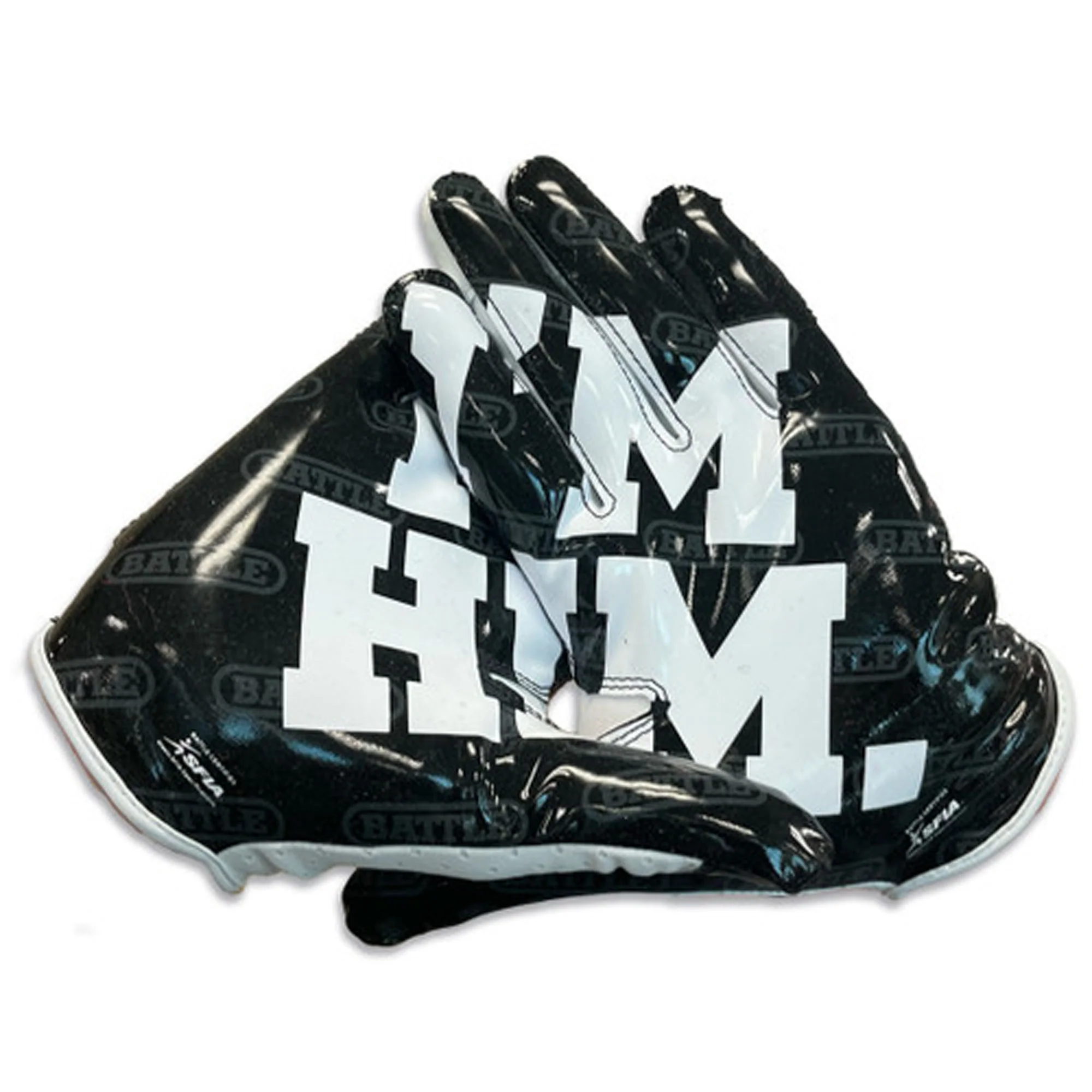 Battle Sports Adult "I'M HIM" Doom Speed Receiver Football Gloves - Image 5