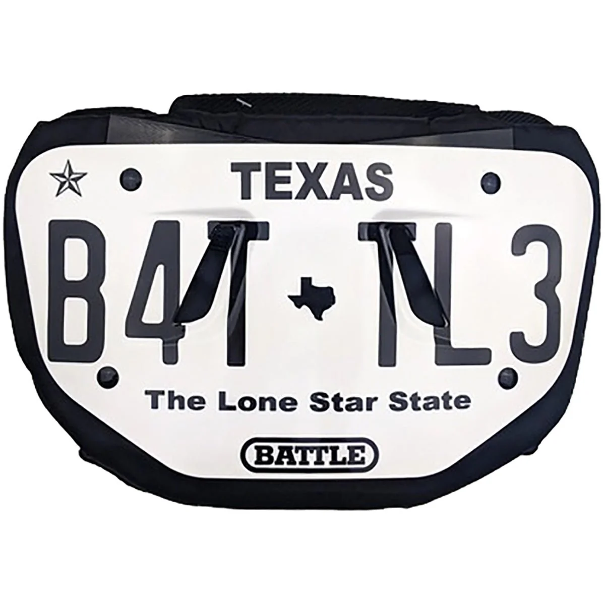 Battle Sports Adult License Plate Protective Football Back Plate - Image 4