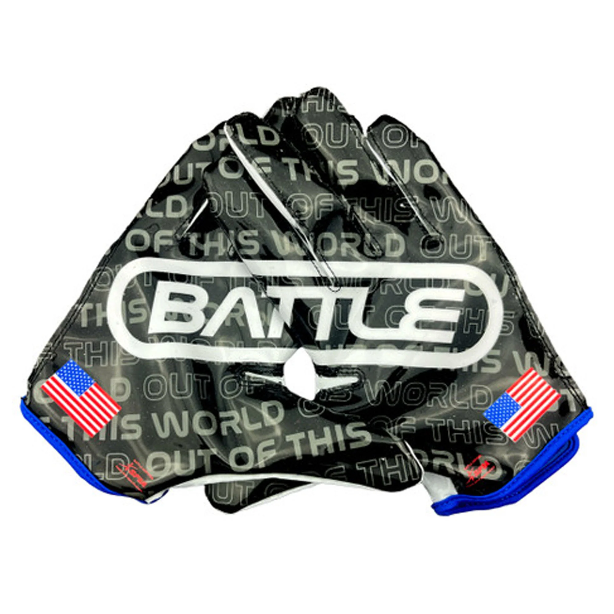 Battle Sports Adult  "Space" Chameleon Receiver Football Gloves - Image 4