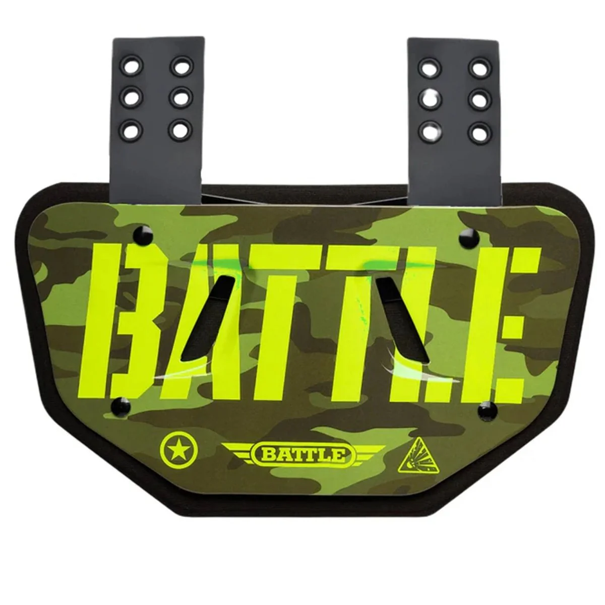 Battle Sports Adult/Youth Stencil Camo Football Backplate - Image 2