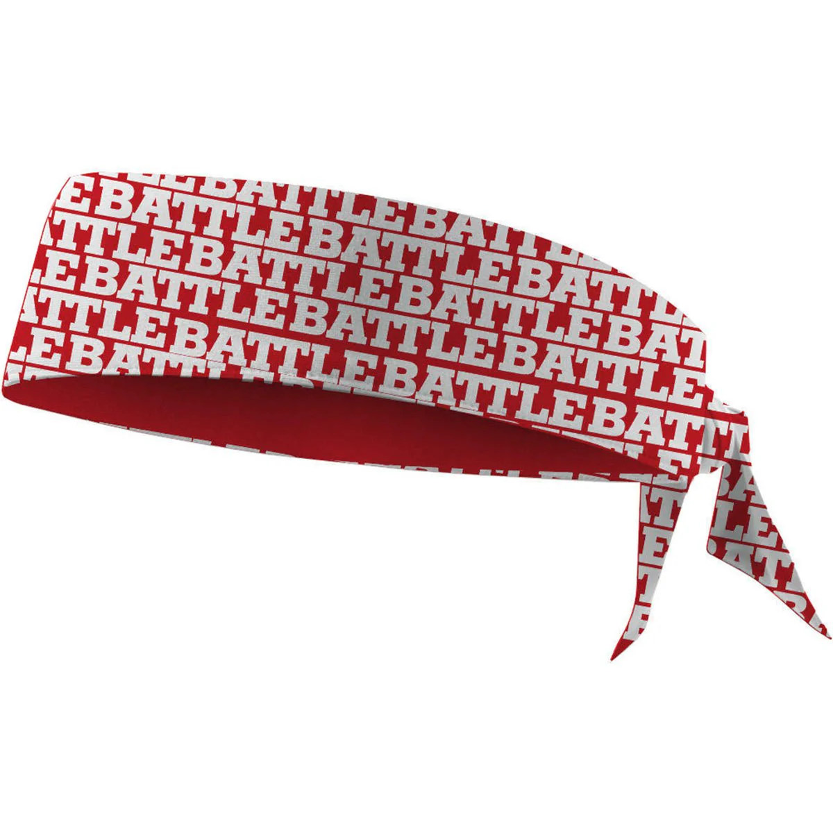 Battle Sports Battle Repeater Logo Football Head Tie - Image 3