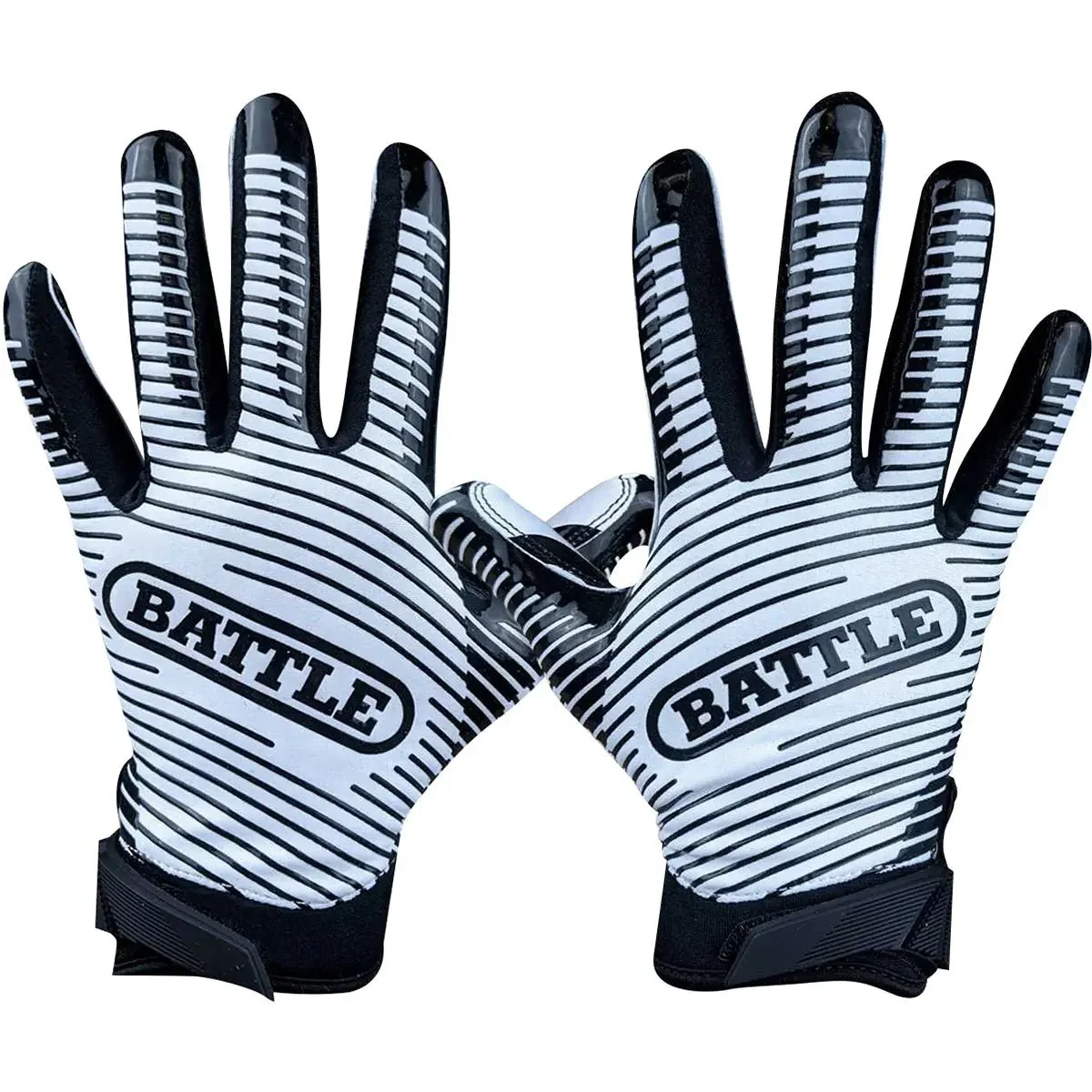 Battle Sports Beware of Dog Doom 1.0 Adult Football Receiver Gloves - Image 3