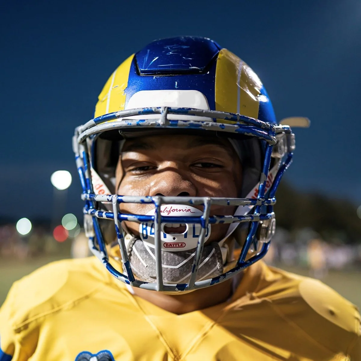 Battle Sports California Plate Oxygen Lip Protector Mouthguard - Image 2