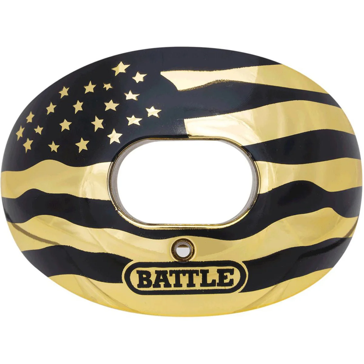 Battle Sports Chrome American Flag Lip Protector Mouthguard - Image 3