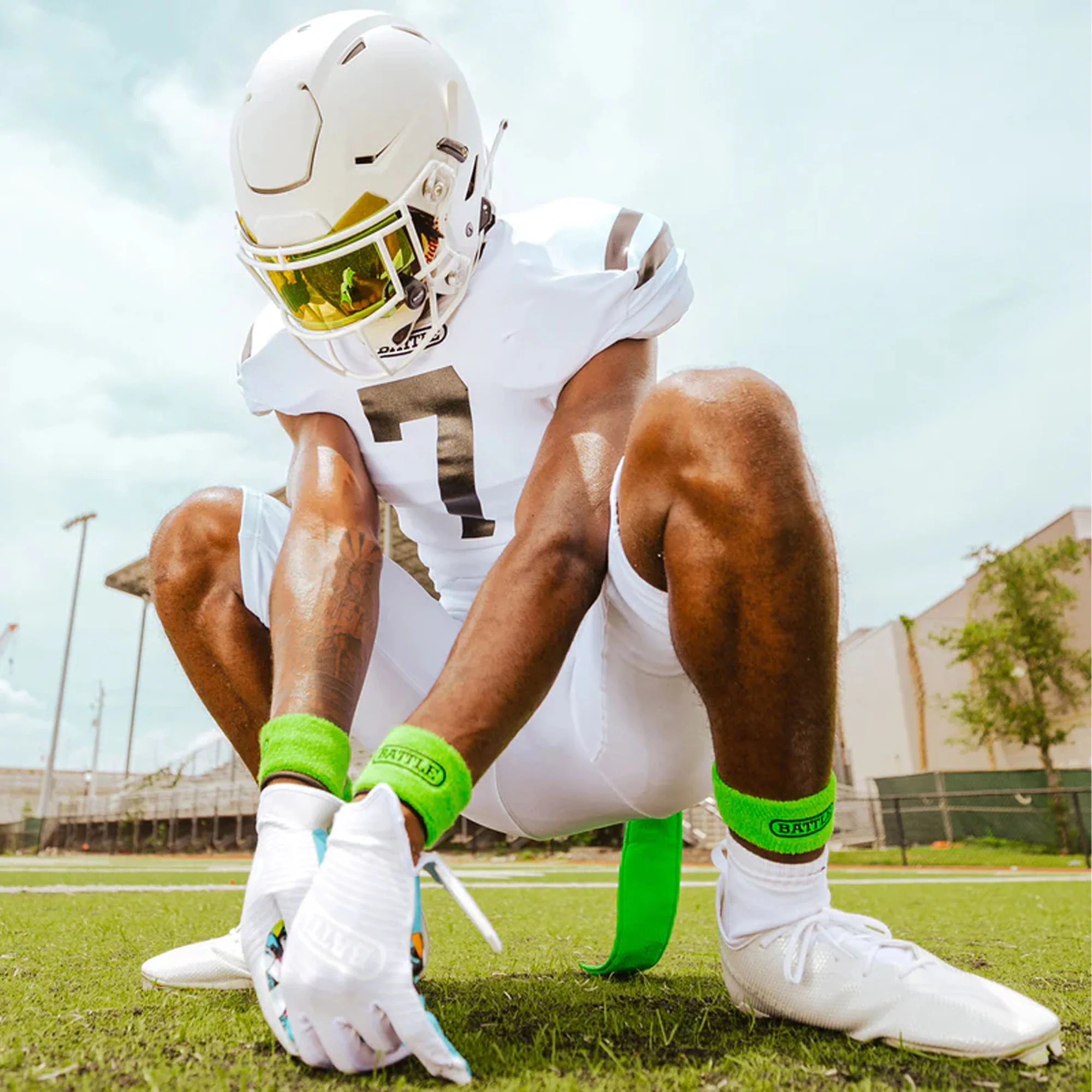 Battle Sports Football Thick Arm Bands - Image 2