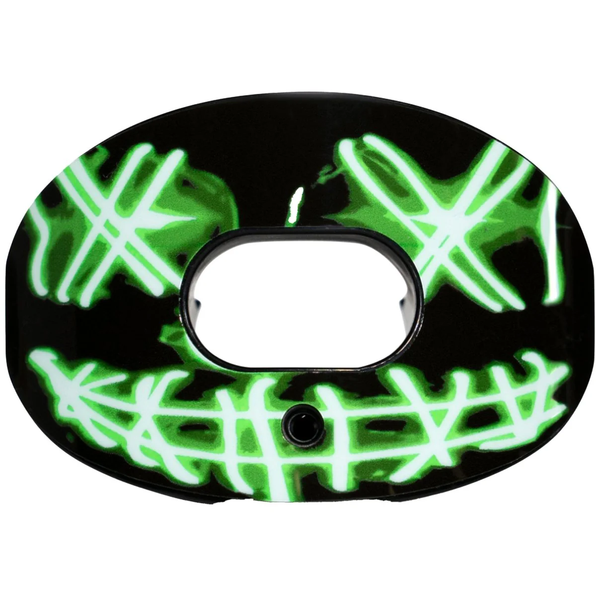 Battle Sports Nightmare 2.0 Oxygen Lip Protector Mouthguard - Neon Green