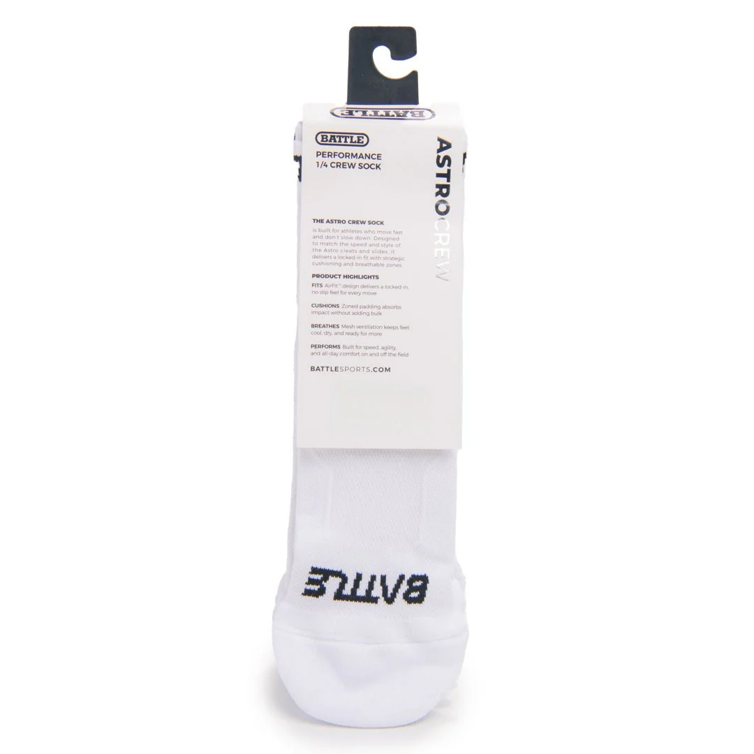 Battle Sports Padded 1/4 Crew Socks, 3PK - Image 7
