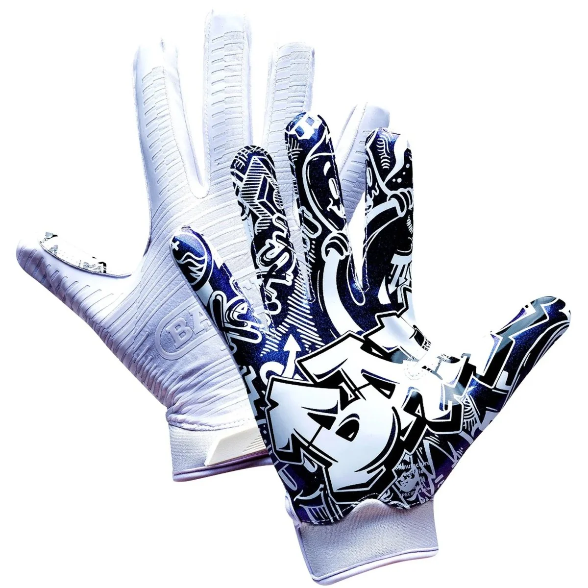 Battle Sports - "Prism Graffiti" Battle Receiver Football Gloves