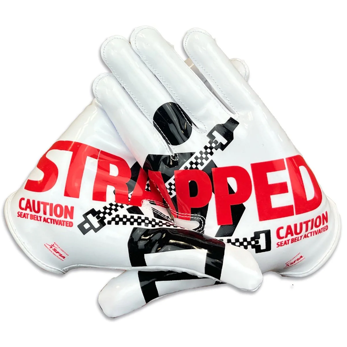 Battle Sports Adult "Strapped" Doom Speed Receiver Football Gloves - Image 2