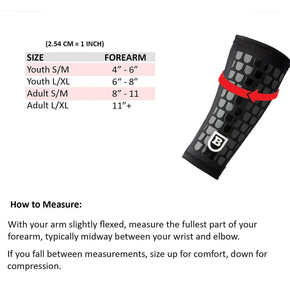 Battle Sports Ultra-Stick Football Forearm Sleeve - White - Image 2