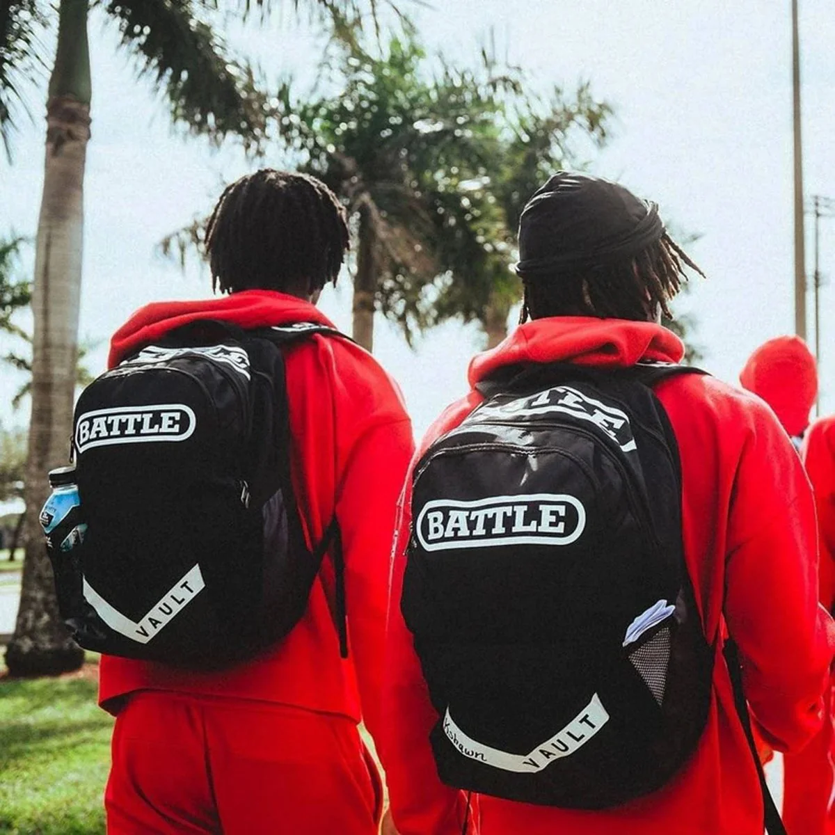 Battle Sports Vault Backpack - Black with Black Logo - Image 4