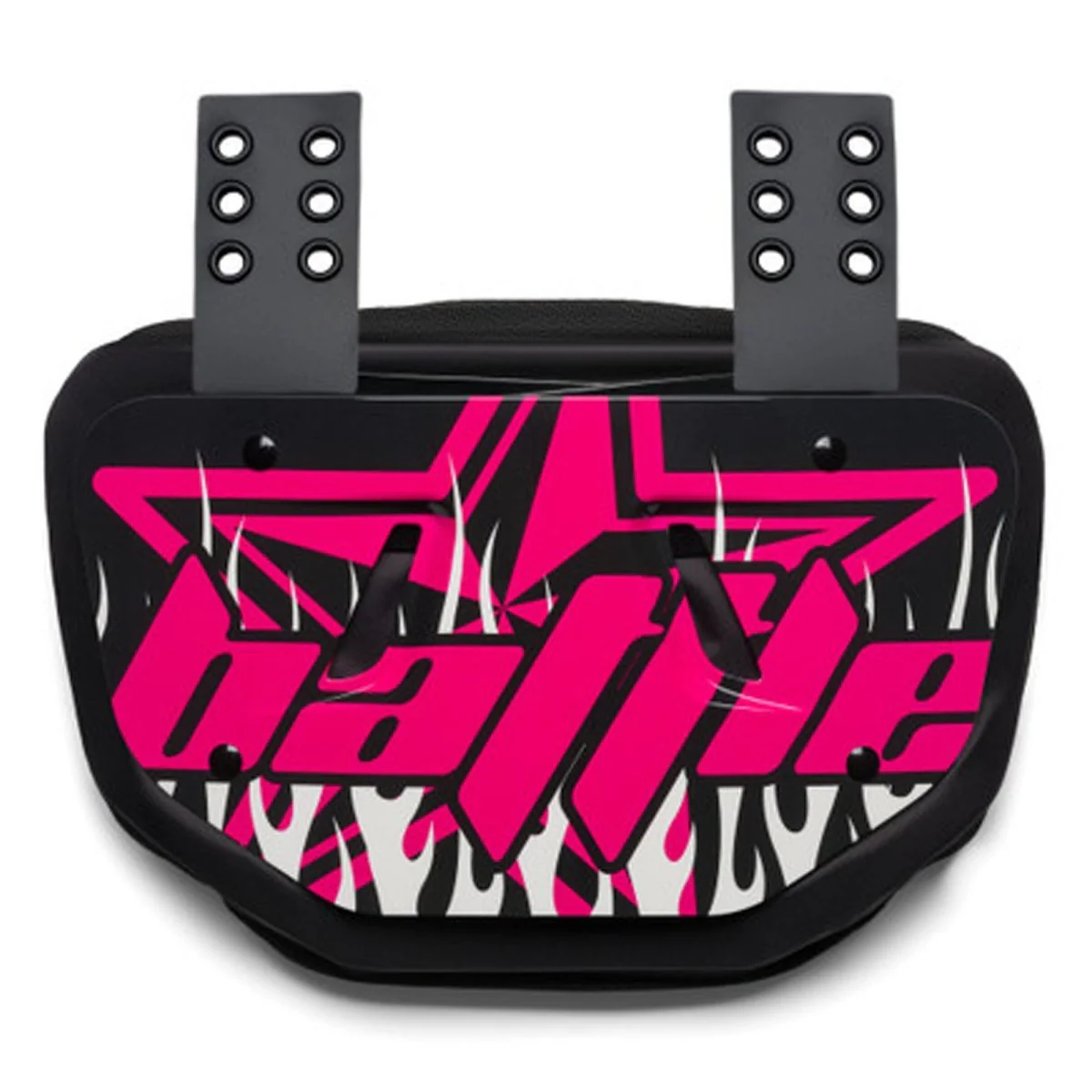 Battle Sports  Youth Backplate "Astro" - Black/Pink - Image 2