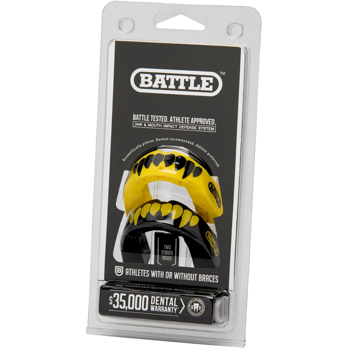 Battle Sports Youth Fang Mouthguard 2-Pack with Straps - Image 15