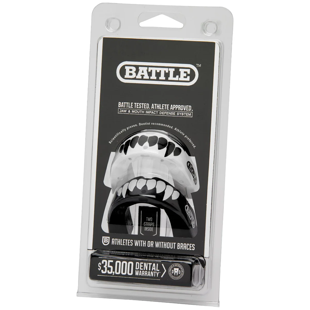 Battle Sports Youth Fang Mouthguard 2-Pack with Straps - Image 17