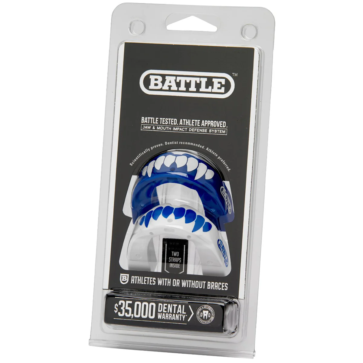 Battle Sports Youth Fang Mouthguard 2-Pack with Straps - Image 7