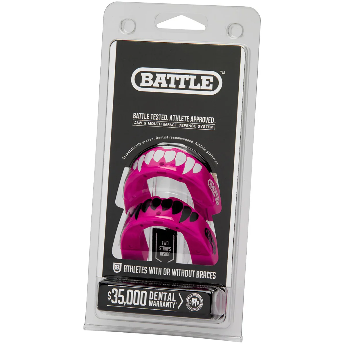 Battle Sports Youth Fang Mouthguard 2-Pack with Straps - Image 9