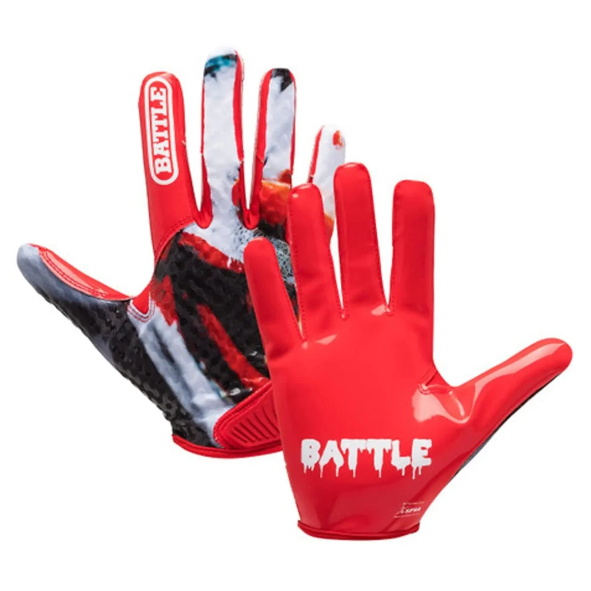 Battle Sports Youth "Grin" Chameleon Receiver Football Glove - Image 2
