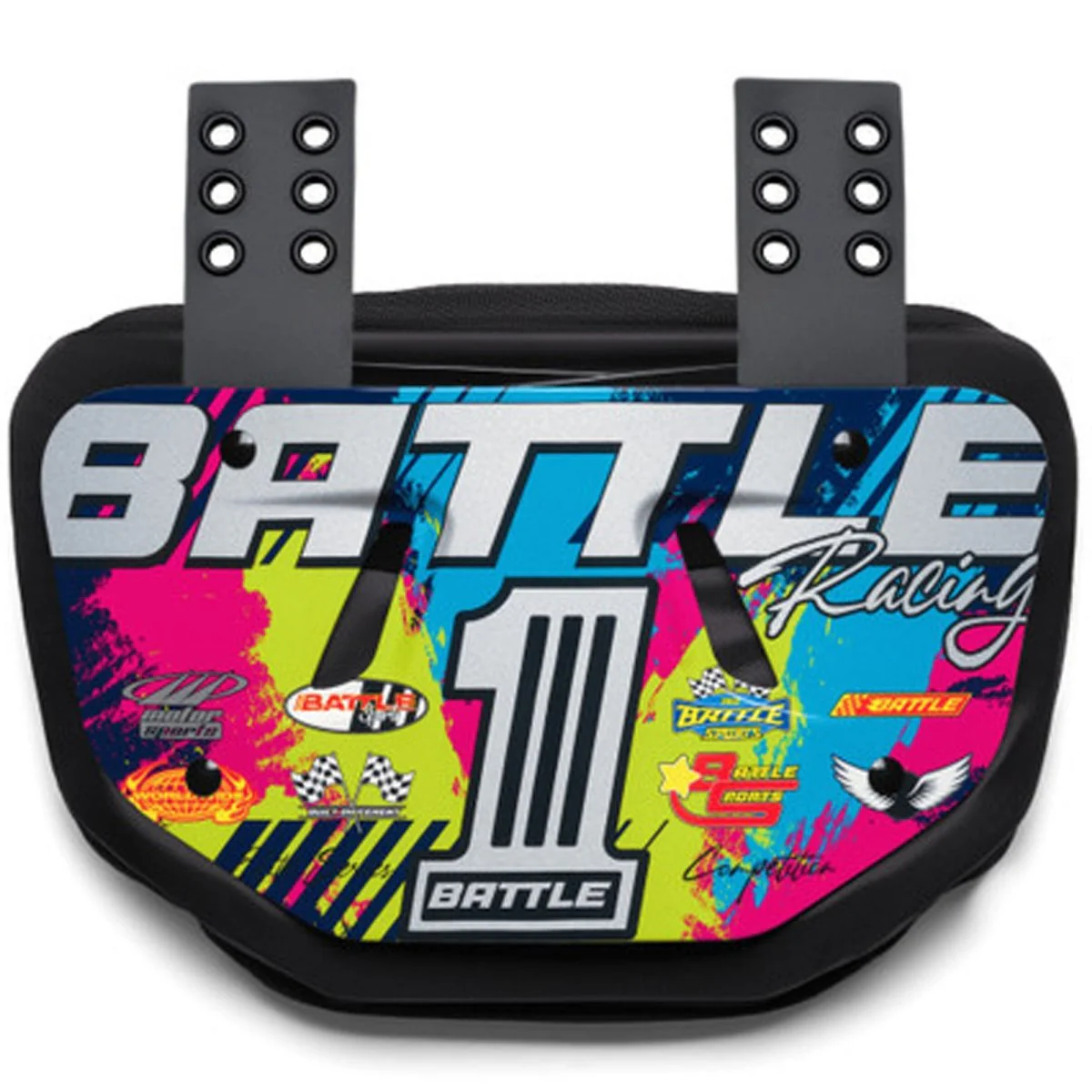 Battle Sports Battle - "Racing" Football Back Plate - Image 4