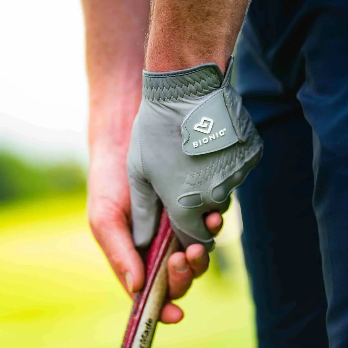 Bionic Gloves Men's StableGrip 2.0 Golf - Right - Gray - Image 2
