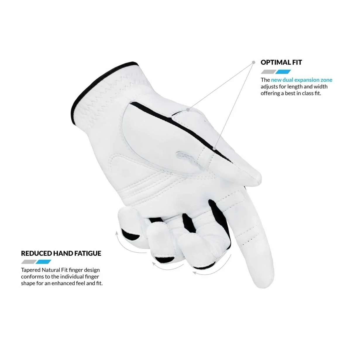 Bionic Gloves Men's StableGrip 2.0 Golf - Right - Gray - Image 5