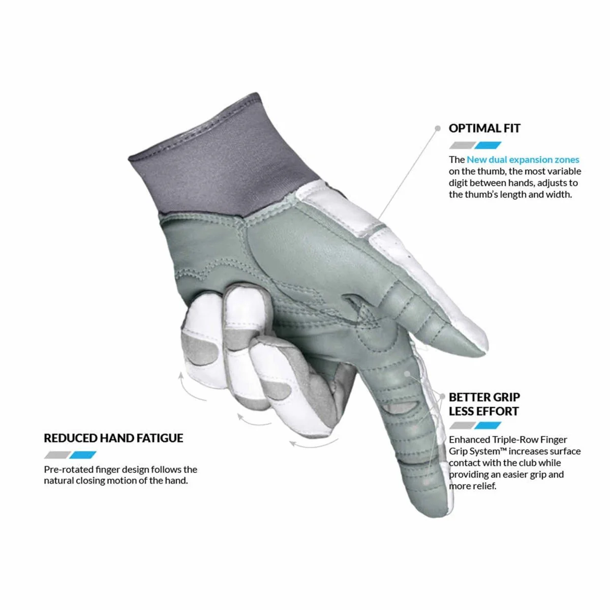 Bionic Gloves Women's ReliefGrip 2.0 Golf - Right - Silver - Image 4