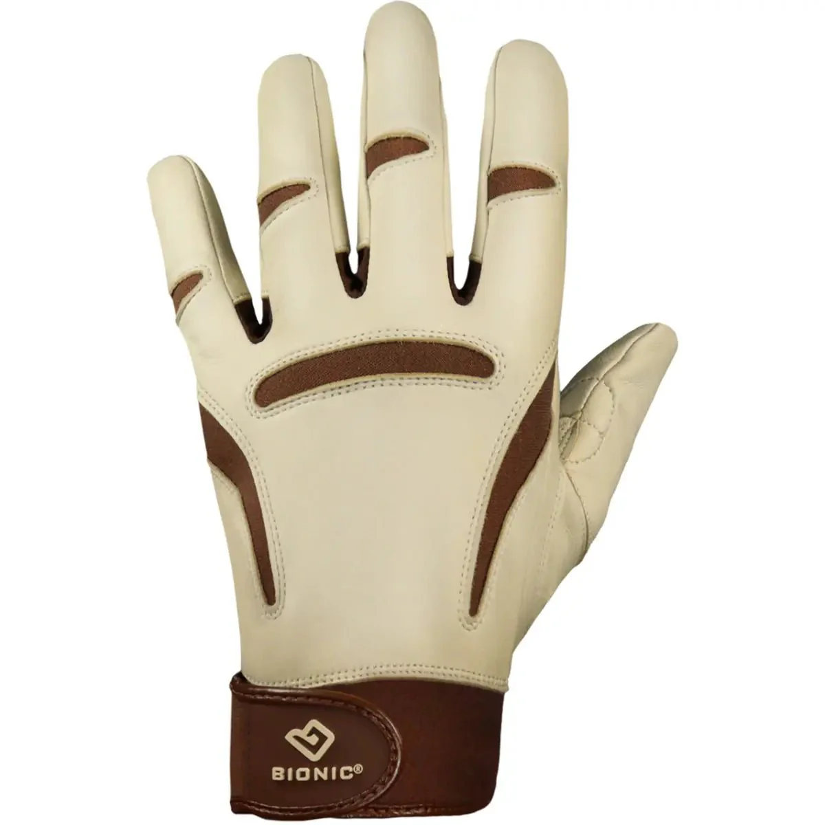 Bionic Men's Classic Grip 2.0 Gardening and Outdoor Work Gloves - Tan - Image 2